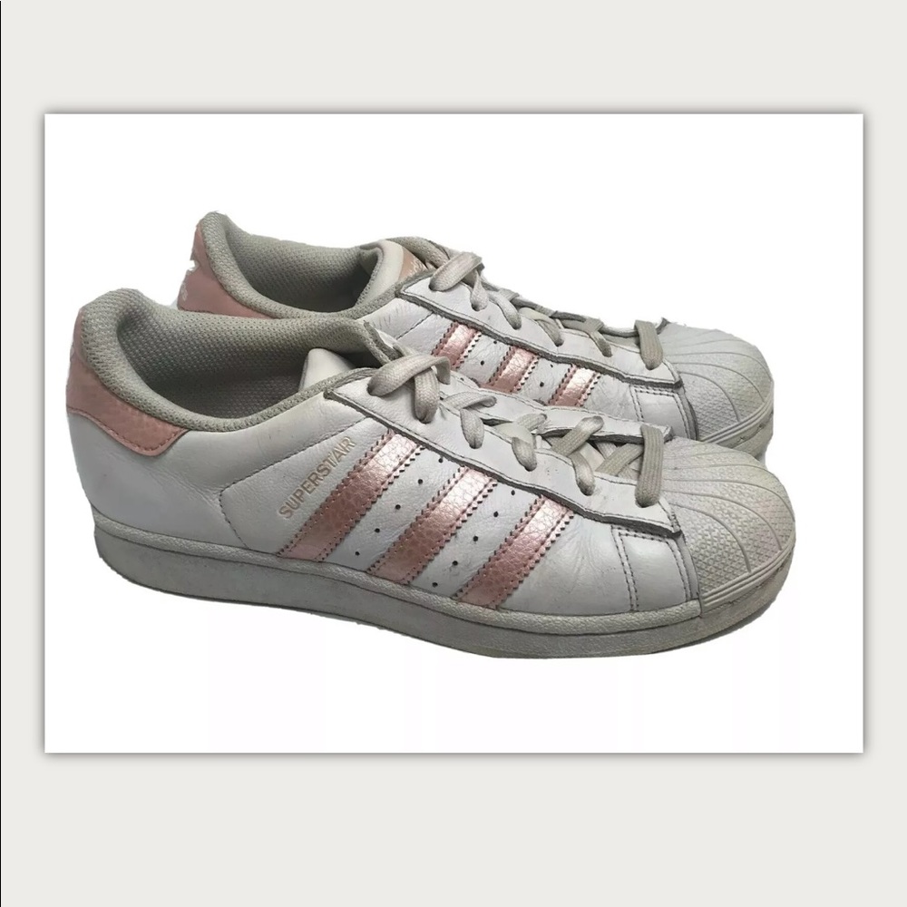 Adidas Superstar Girls Size 4.5 Shoes Shell Toe